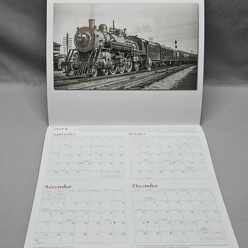 Classic Trains 2015 16-Month Railroad Calendar